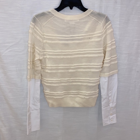 Veronica Beard Juni Sweater in Ivory - Picture 5 of 6